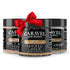 Garlic Sea Salt Gift Bundle - 3-Pack Herb, Pepper, & Smoked Garlic