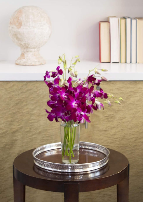 Fresh Purple Orchid Bouquet - No Vase Included