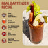 Demitri's Bloody Mary Pepperoni Straws - 5 Pepperoni Straws (Pack of 1) - Smoky Edible Cocktail Garnish Snack