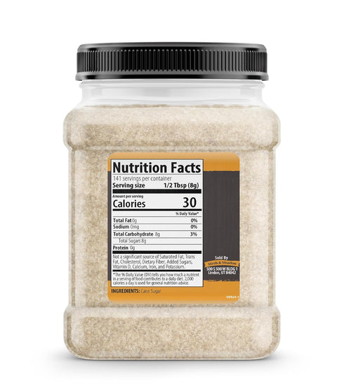 2.5 lb, Birch & Meadow Cane Sugar, Sweetener, Baking & More