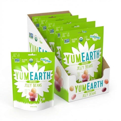 YumEarth Organic Easter Jelly Beans, Spring Fruit Flavors, Vegan Friendly, USDA Certified