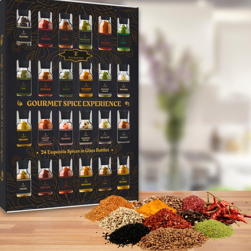 TILZ COLLECTION Set -24 Spice Gift Gourmet Spices For Cooking, Grilling, Rubs, Mixed Spice, Herbs, Spices & Seasonings