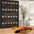 TILZ COLLECTION Set -24 Spice Gift Gourmet Spices For Cooking, Grilling, Rubs, Mixed Spice, Herbs, Spices & Seasonings