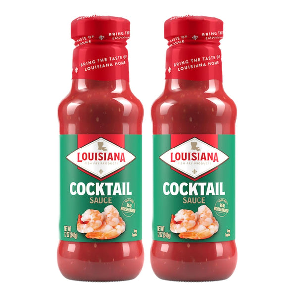 Louisiana Fish Fry Cocktail Sauce - 12 oz Bottle (Pack of 2)