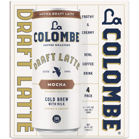 4 Count, 36 Oz La Colombe, Latte Draft Mocha Fl