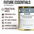 #2.5 25-Year 25 oz Future Essentials Canned White Granulated Sugar Nitrogen-Sealed Can of White Sugar for Long-Term