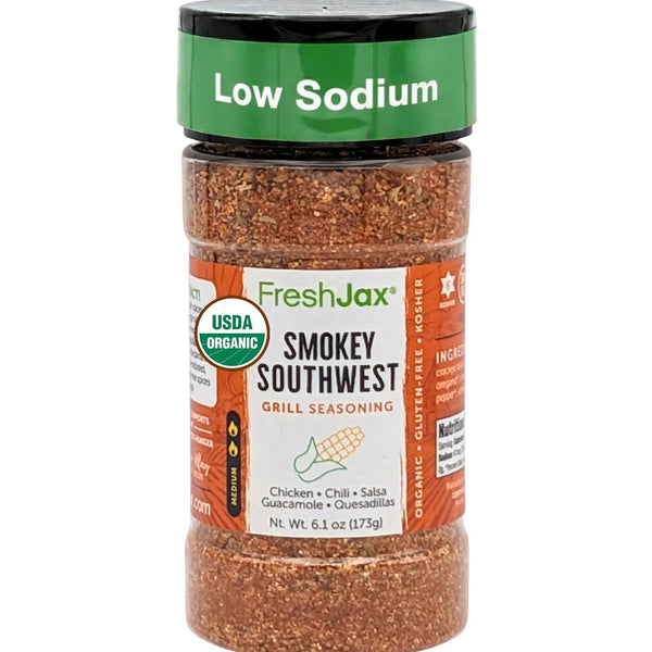 FreshJax Organic Smokey Southwest Grill Seasoning 6.1 oz BBQ & Tex-Mex Spice