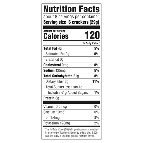 6 8.5 oz Triscuit Balsamic Vinegar & Basil Whole Grain Wheat Crackers, Lunch Snacks, Bulk Snack Crackers, - Boxes