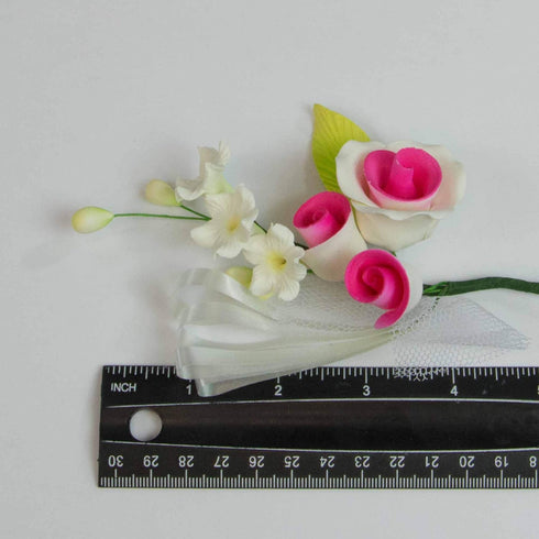 Set 6 Count Global Sugar Art Assorted Small Sugar Cake Flowers Floral Sprays, A, by Chef Alan Tetreault