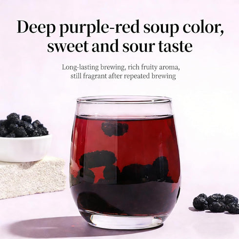 Mulberries, Mulberry 10.58Oz/300g, Premium Dried Black Wild Black Fruit with Pure Natural Nutrients, No Sugar Added, No