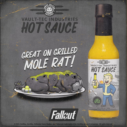 Coney Island Saucery 5oz Fallout Vault-Tec Industries Hot Sauce