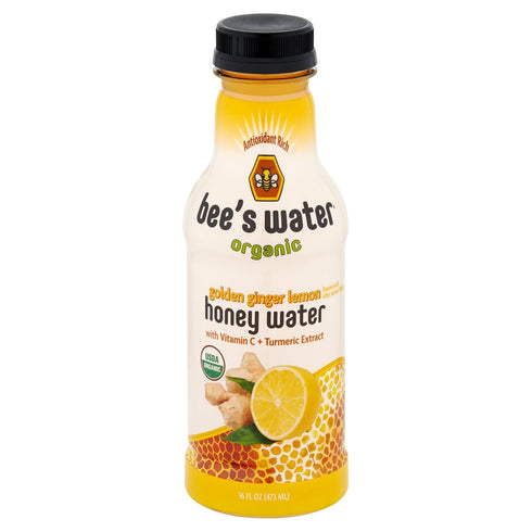 16 OZ (12 Pack) Bees Water Organic, Antioxidant Honey Water, No Added Cane Sugar, No Artificial Sweeteners, Kosher
