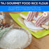 TAJ Gourmet Foods 4lbs TAJ White Rice Flour, (Perfect Appams, noodles, pancakes, etc.)