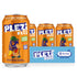 12 Oz (24 PLEZi FiZZ Stawberry Lemonade & Orange Mango Sparkling Juice Bundle No Added Sugar, Low Sugar Soda