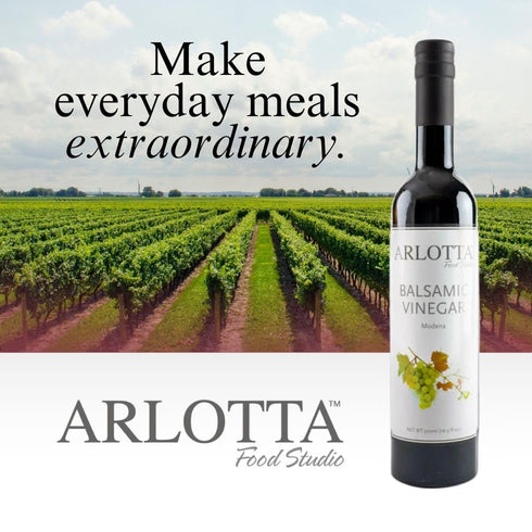 500ml Traditional Balsamic Vinegar | Aged Italian Vinegar by Arlotta Food Studio | Rich Balanced Flavor for Salads