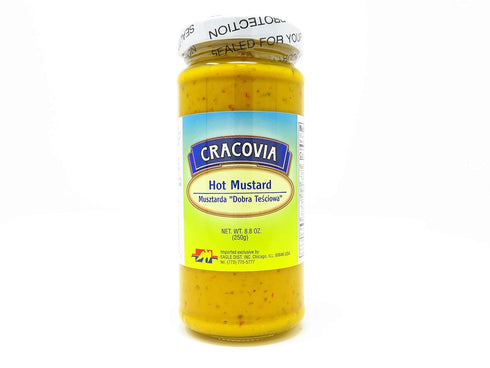 Cracovia Hot Mustard (Polish Condiment Dobra Tesciowa Style) (250g)