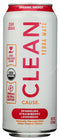Clean Cause Organic Strawberry Lemonade Sparkling Yerba Mate, 16 Fl Oz