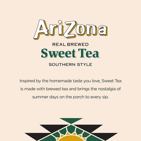 22 Oz (Pack 12) Arizona Sweet Tea - Big Can, Fl