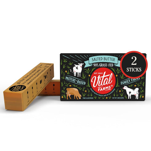 Vital Farms Salted Butter, 8oz