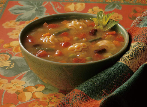 14.1 (Pack 5) Amy's Organic Soups, Light in Sodium Minestrone, Ounce