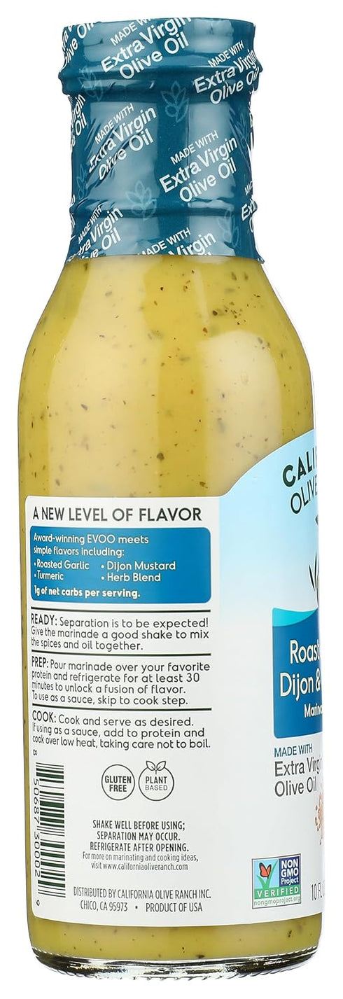 8 California Olive Ranch Roasted Garlic Dijon & Rosemary Marinade & Sauce, FZ