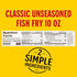 Pack (10 Louisiana Fish Fry Products Unseasoned Classic Fry Seafood Breading Mix, of Two Ounce Bags, Formerly "All