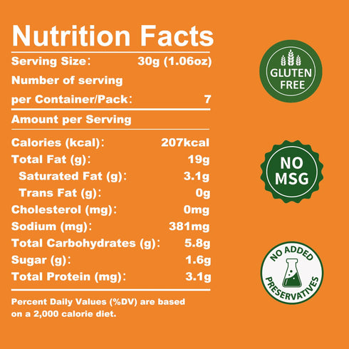 11% 6.7 oz (190g) VIGOROUS MOUNTAINS Shrimp Chili Crisp - Real Shrimp, Crunchy Shrimp Paste for Cooking, No MSG Gluten