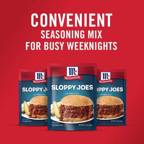 1.31 oz McCormick Sloppy Joes Seasoning Mix