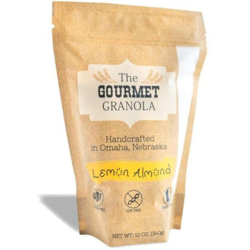The Gourmet Granola Refreshing Lemon Almond Granola | 3-Pack, 12 oz. Bags | Savory or