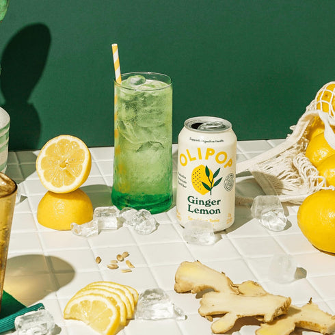 12 oz Olipop Sparkling Tonic, Ginger Lemon