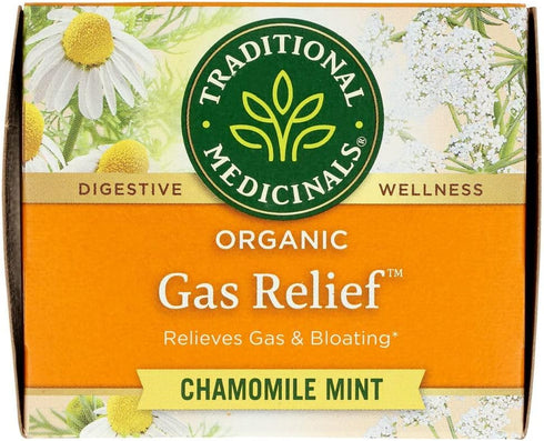 16 Traditional Medicinals, Tea Organic Gas Relief, Bags