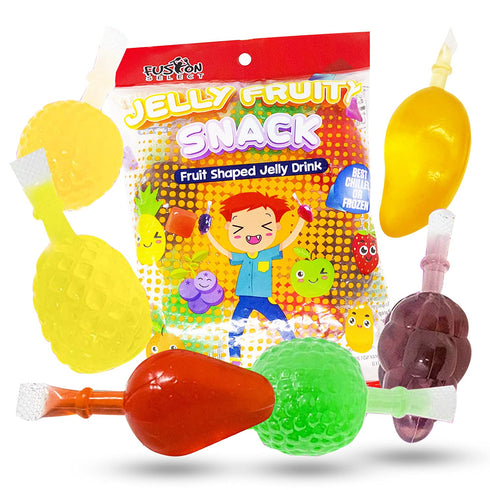 (1 Fusion Select Jelly Fruit Snack Jelly Fruits Hit or Miss Challenge - Fruit-Shaped Jelly- Assorted Flavors