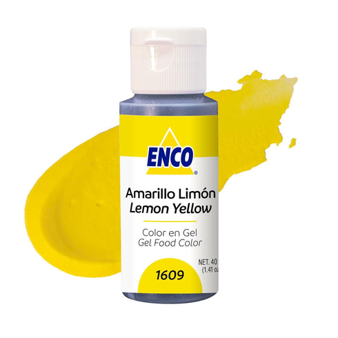 ENCO Food Coloring Gel - Lime Yellow 1.41 oz (40g) Concentrated, Vegan