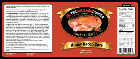 Honey Bacon Cure by The Sausage Maker - Perfect for Homemade Bacon
