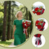 WeiLaiKeQi Crochet Flower Bouquet Knitted Flowers from for Birthday Valentines Day Girlfriend Mom Women, Red