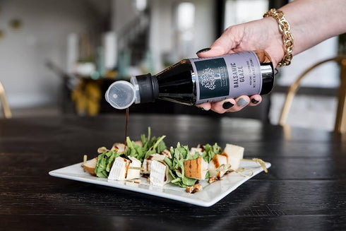 8.45oz Liokareas Greek Balsamic Glaze - Organic - NonGMO - - Made from Grapes Grown in Greece - NO ADDED SUGARS