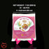 TANISA Square Beetroot Rice Paper Wrappers for Spring Rolls, 8.7 inch, 7 oz, Gluten Free, Natural Pink Banh Trang