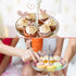 Fuutreo 48 Pcs Glitter Heart Cupcake Toppers, Wedding Cake Decorations for Valentines Day, Bridal Shower Party Supplies