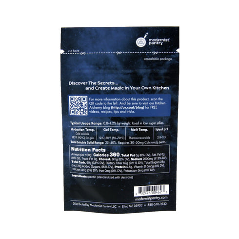 Pectin - Low Methoxyl, Non-GMO Vegan, OU Kosher Certified - 50g/2oz