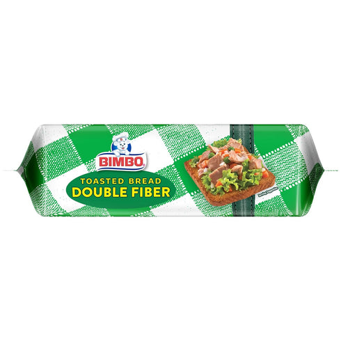 14 count, (0.63 oz 8.82 oz Bimbo Pan Tostado Doble Fibra Toasted Bread, each), Double Fiber Toasted Bread, Bag