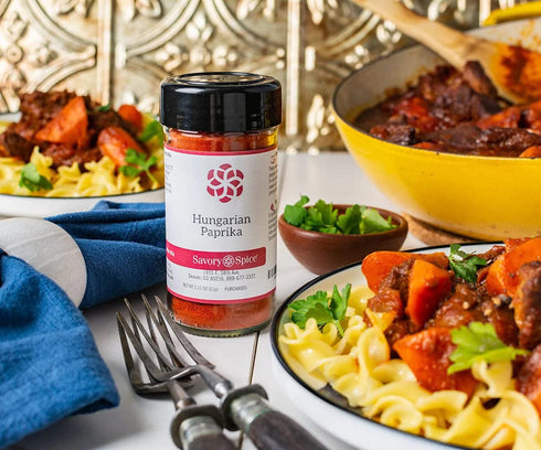 (2.15 oz) Savory Spice Hungarian Paprika - Authentic Sweet Hungarian Paprika Powder (Csemege) for Goulash, Chicken