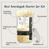 24 oz Upgraded Sourdough Starter Jar Kit Glass Jar with Date Marked Feeding Band, Thermometer, Scraper, Cleaning Brush