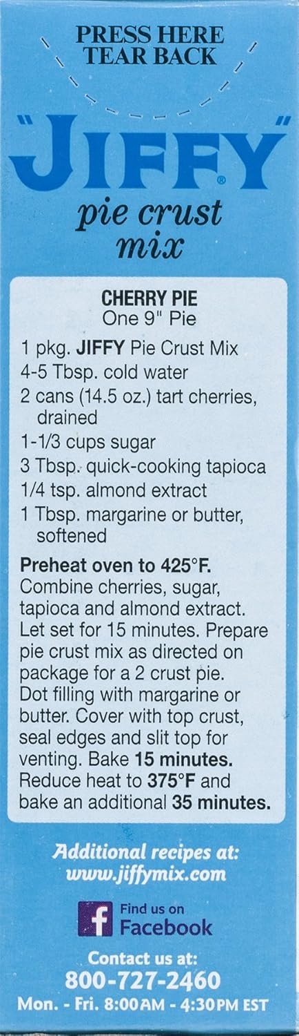 Jiffy Pie Crust Mix - Convenient Baking Solution
