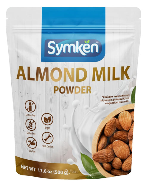 SYMKEN Almond Milk Powder 17.6 Oz (500g) | Pure Almond | No