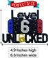 Happy 6th Birthday Cake Topper, Level 6 Unlocked for Kids, Boys & Girls Birthday Party Decoration