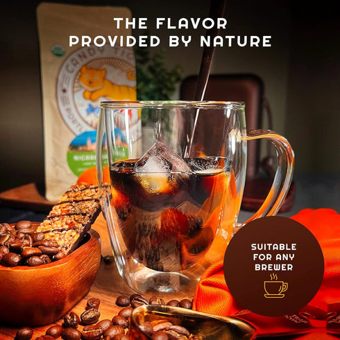 100% 2 lb Whole Bean Coffee - Organic - Low Acid - Light Roast - Single Origin - Arabica - Nicaraguan Coffee Beans