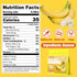 Egcina 6oz (6oz) Freeze Dried Bananas Crispy Banana Chips, Lightly Sweetened Fruit Snack Resealable Bag for Smoothies