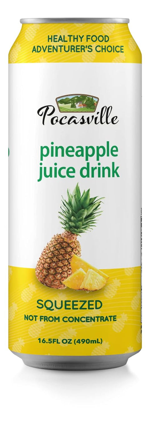Pocasville 16.5 12) Fruit Juices, Squeezed not form Concentrate, Fluid Ounce Can (Pineapple