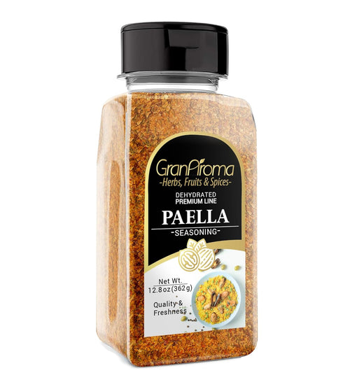 GranAroma Paella Seasoning, 12.8 oz, Authentic Spice Blend with Saffron for Spanish Cuisine