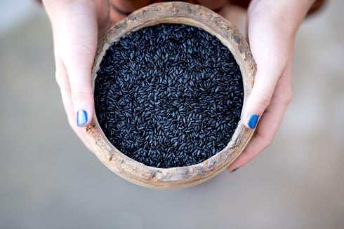 15 Lotus Foods, Rice Heirloom Forbidden Black, Ounce